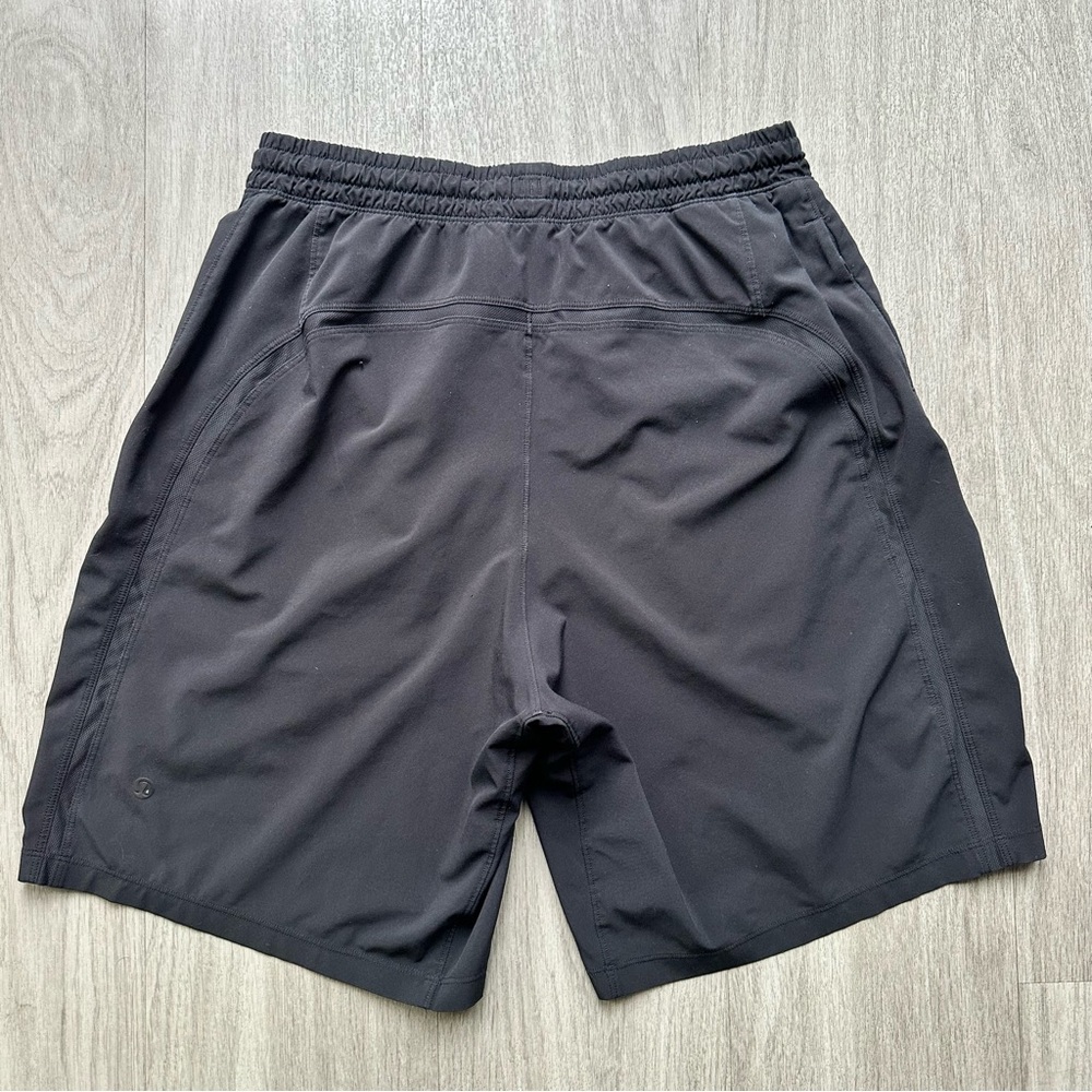 Lululemon Surge Athletic Not Lined Men 9" Running Shorts Black Size Medium